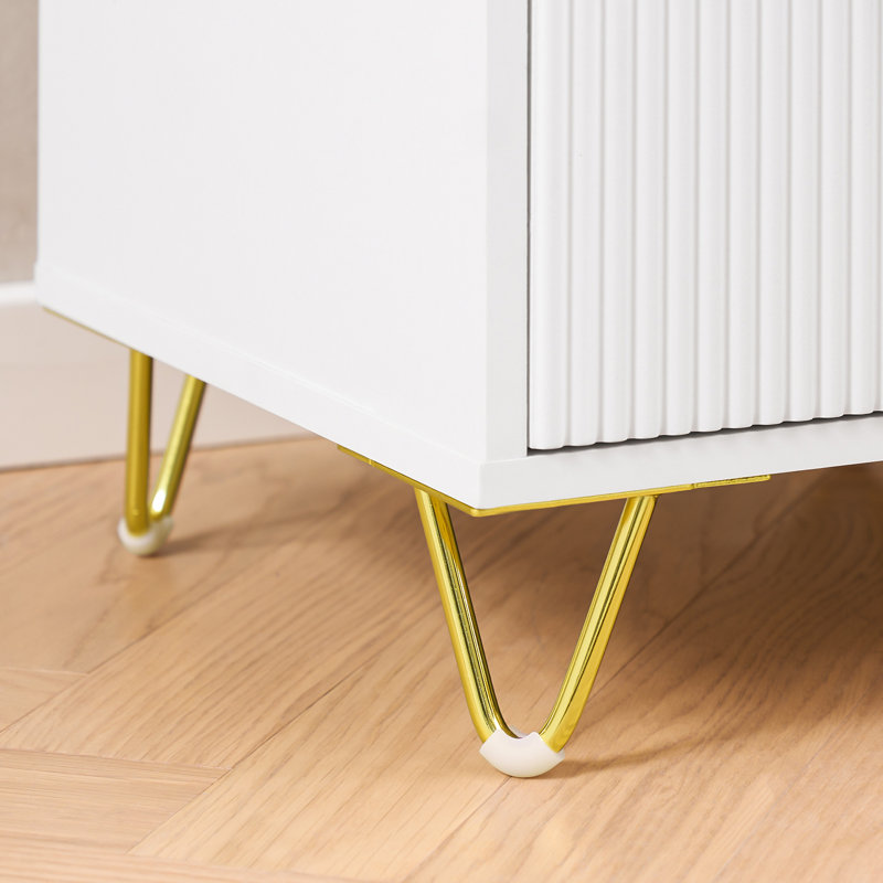 Aarif 65 cm W Bedside Table