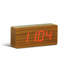 Sleek & Chic Modern Digital Wood Electric Alarm Tabletop Clock-895070451