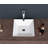 16X16 Inch White Ceramic Square Vessel Bathroom Sink