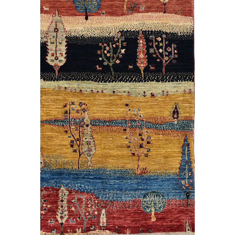 Landscape Gabbeh One-of-a-Kind 6'3" X 9' Area Rug