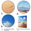 "Horizon panoramique des dunes du désert IV"-662326388-662326389