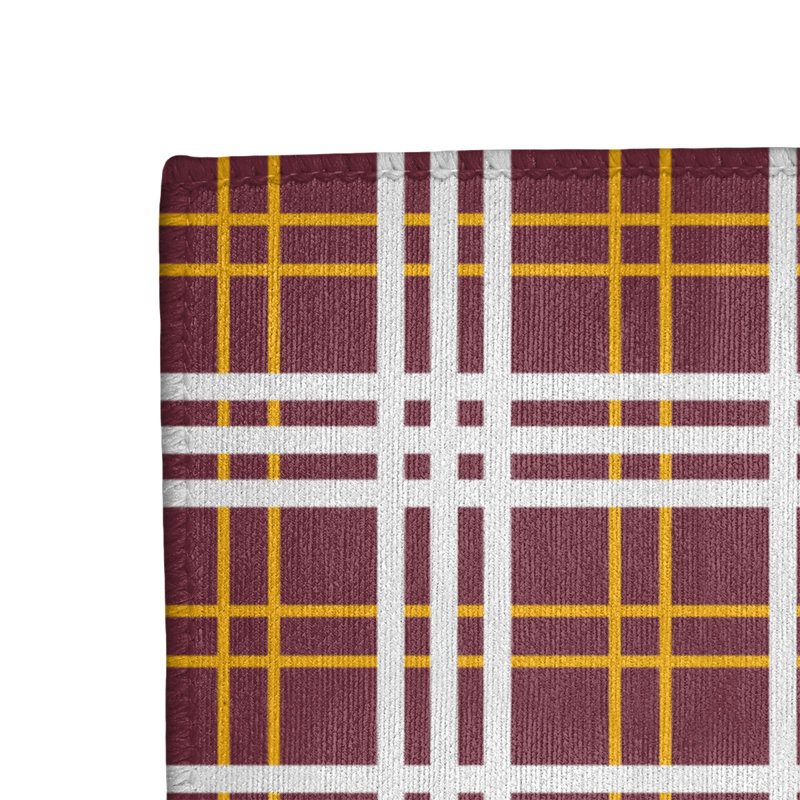 Tapis rouge à carreaux, Rectangle 5 pi x 7 pi