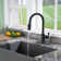 CASAINC 1.8 GPM Single-Handle Pull-Down Kitchen Faucet Single Hole Faucet