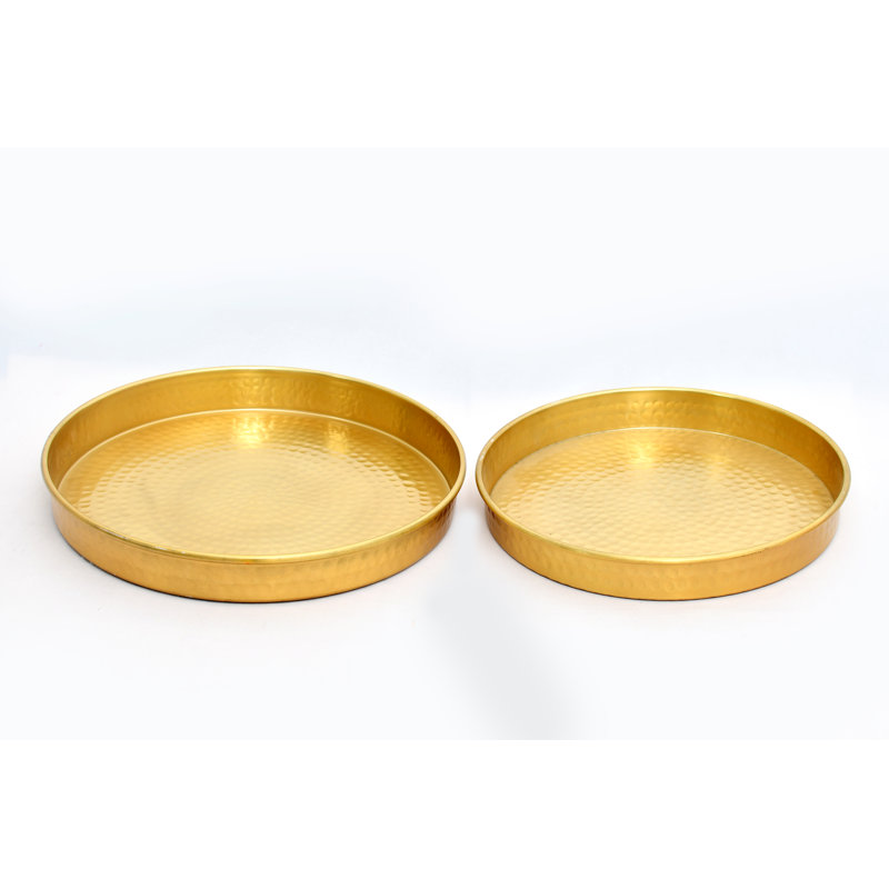 Stainless Steel Tray - Set of 2