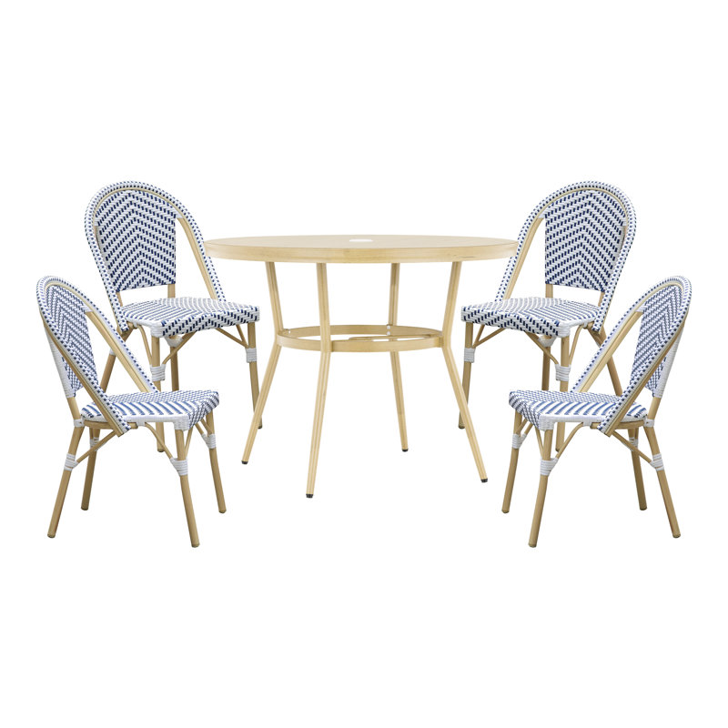 Ensemble de salle à manger Cato, gris, H 30 po x L 31,5 po x l 31,5 po