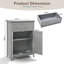 Bathroom Storage Cabinet Free Standing Bathroom Cabinet-Black-628896794