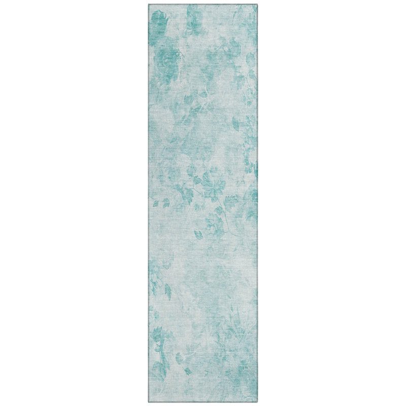 Tapis intérieur / extérieur Karsyn avec envers antidérapant, Tapis de couloir 2 pi 3 po x 7 pi 6 po