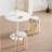 Set of 4 Stackable Stools, Stackable Bentwood Stools, Round Backless Chairs for Dining Room, Kitchen, Classroom-1363792047