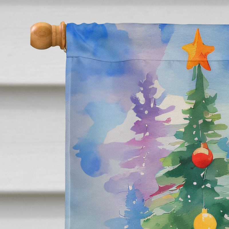 Double Sided Polyester Christmas, 40'' H x 28'' W