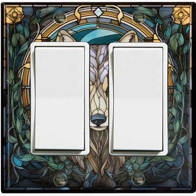 Nature Themed 2 - Gang Rocker Standard Wall Plate