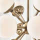 16 Light Metal Dimmable Sputnik Chandelier