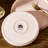 Star Stoneware Dinnerware Sets, 12 Pieces Dish Set, Light Pink With Brown Rim-1307201245