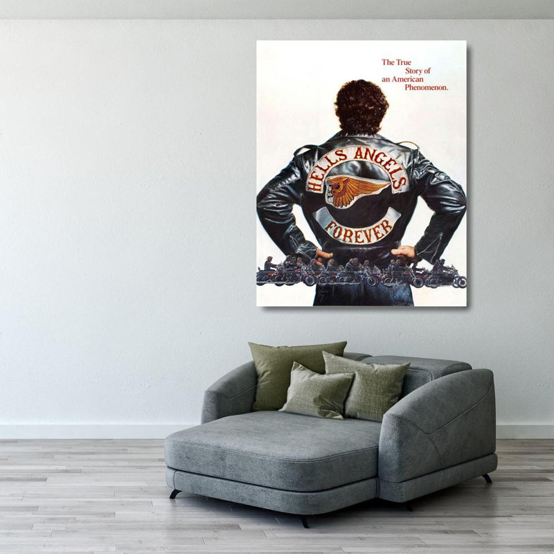 Hells Angel's Forever, 35" H x 28" W