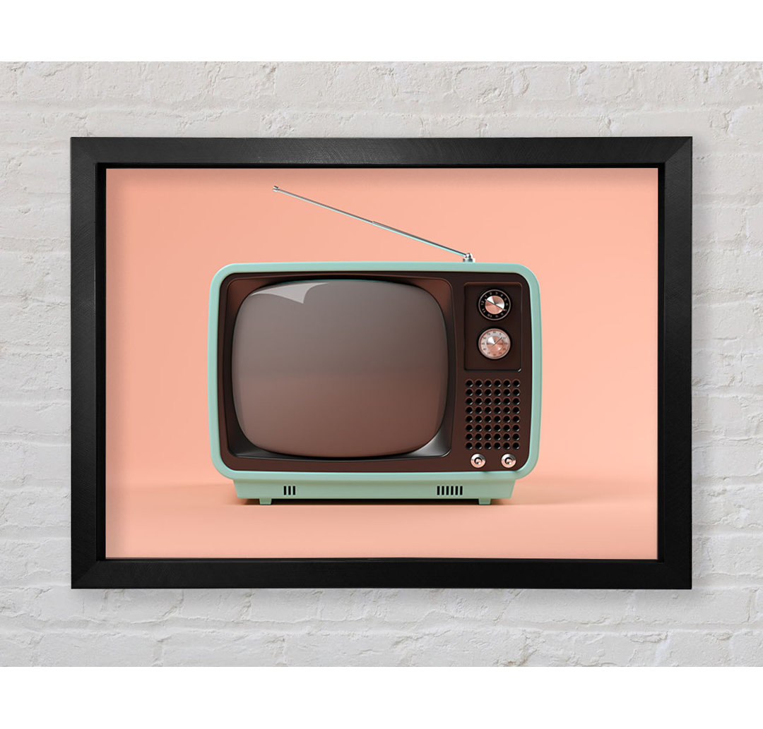 Der Retro-Fernseher - Druck