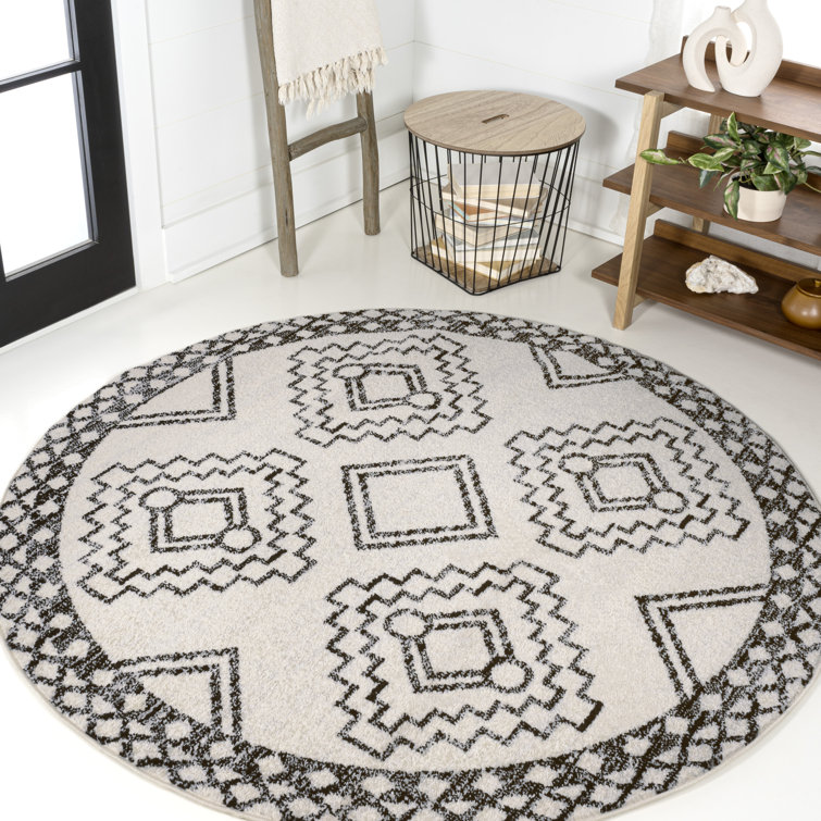 Amir Moroccan Beni Souk Cream/Black Rug