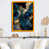 Impression dorée sur toile encadrée