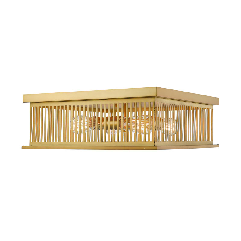Beddingfield Flush Mount, Brass