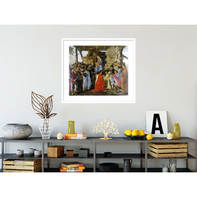 Adoration of the Magi by   Sandro Botticelli - Framed Giclee Print
