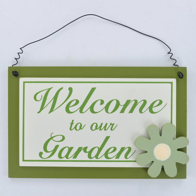Berkley Wood Plants & Flowers Garden Plaque