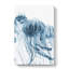 A Blue Jellyfish - Wrapped Canvas-56643394