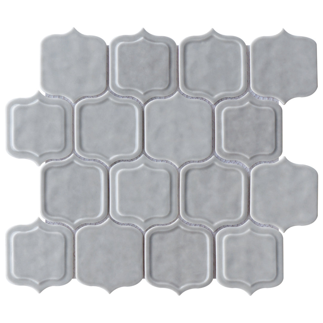 Mirabella 3" x 4" Glass/Natural Stone/Ceramic Grid Mosaic Tile Supreme Tile 