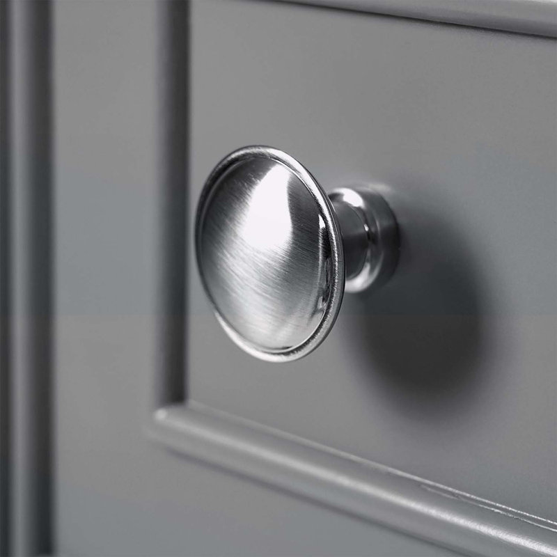 Charmante armoire de salle de bain avec lavabo avec rangement abondant et design élégant, Gris