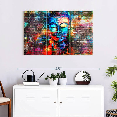 " Brick Buddha " 3 - Pieces