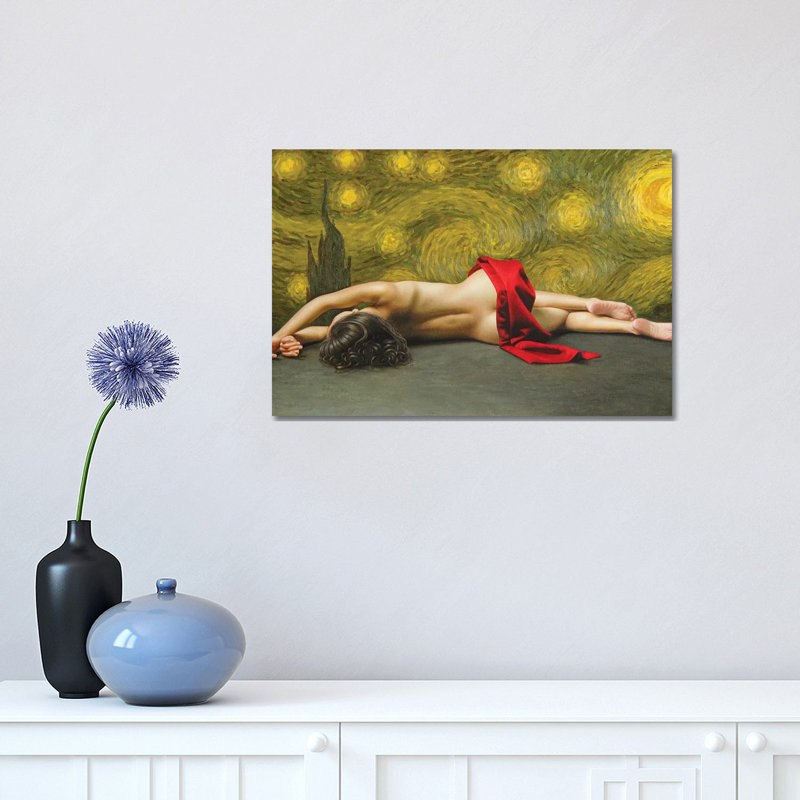 «The Starry Night» par Omar Ortiz - impression sur toile tendue, H 12 po x l 18 po x P 1,5 po