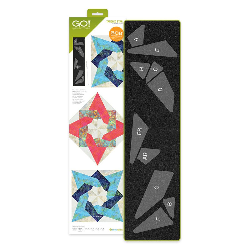 Accuquilt GO! Matrice finie enchevêtrée Star-10