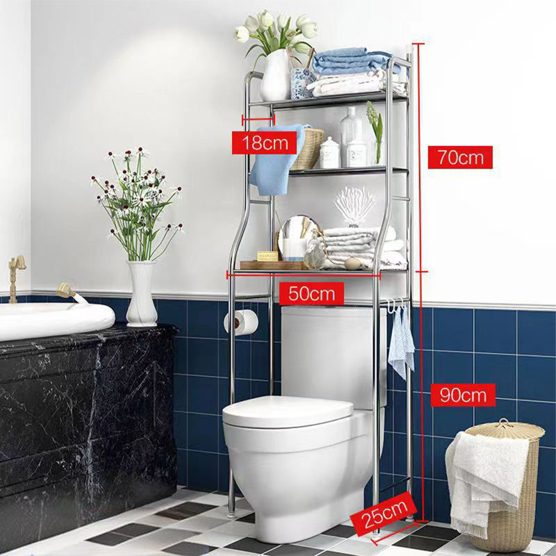Stainless Steel Over The Toilet Storage