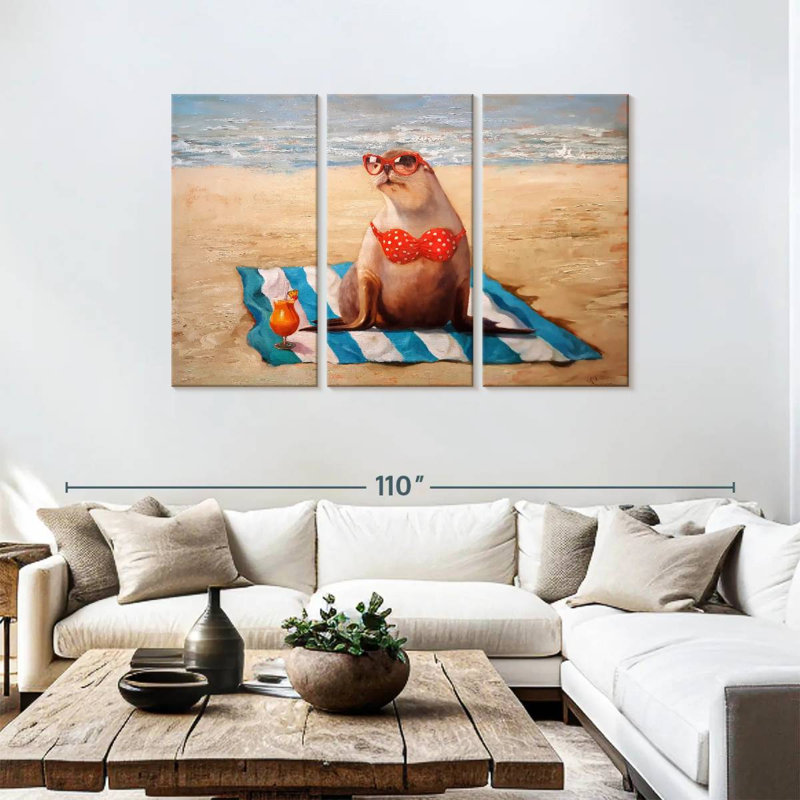 Brampt Beached, 48" H x 74" W