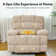 Oversized Manual Swivel Glider Rocker Recliner