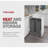 Rev-A-Shelf Double Pullout Trash Cans 50 qt. with Soft-Close -89472471