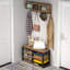 Patriki 80 cm W Hallway Set with Storage Bench and Shoe Storage-1897873700