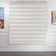 Double layer bamboo roller blind and bamboo zebra window