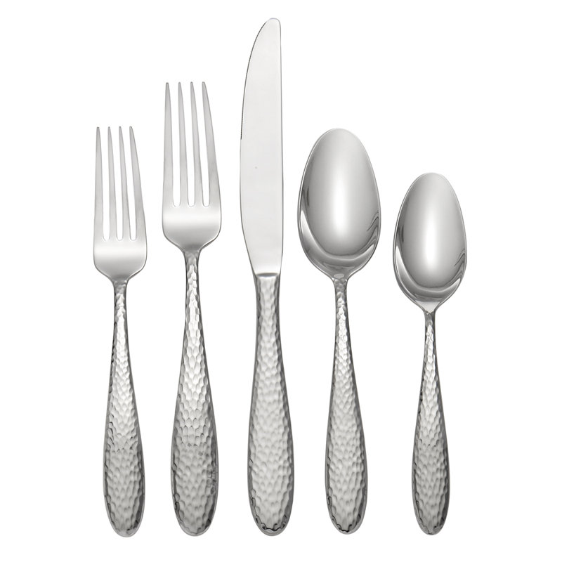 Oneida Reyna 45 Piece Everyday Flatware Set, Service For 8