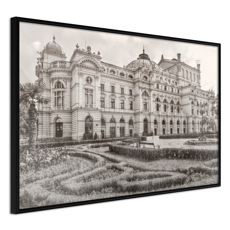 Floater Frame Print, Black Framed