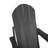 HDPE Folding Adirondack Chair With Dual Cup Holder - Composite Adirondack Chair With Wood Texture- Gray-751304636
