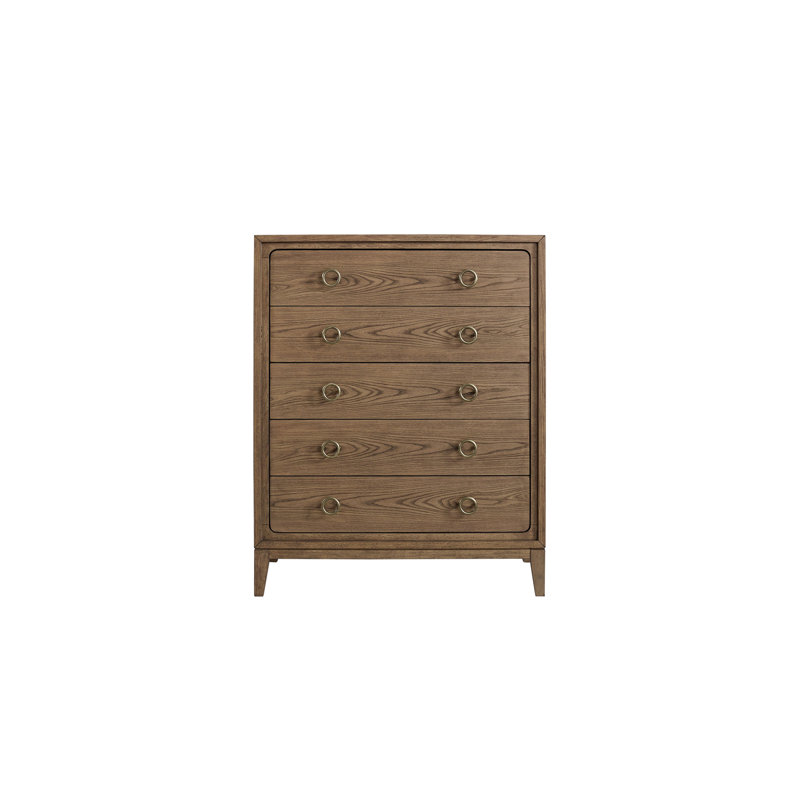 Commode 5 tiroirs au fini latté