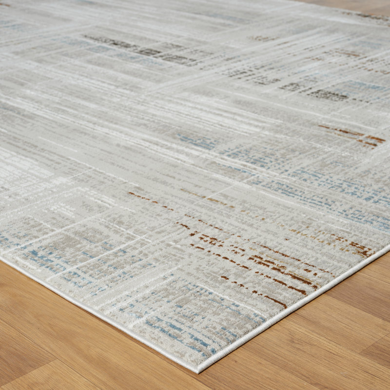 Tapis tissé à hachures Bunnell, Rectangle 8 pi 6 po x 11 pi 6 po