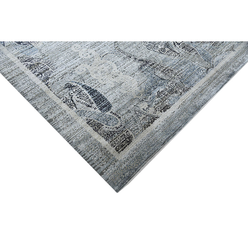 Canterbury Oriental Area Rug in Gray, Rectangle 8' x 10'
