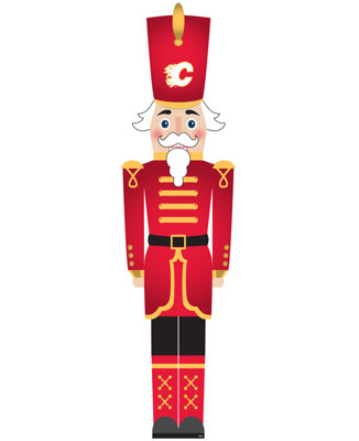 Calgary Flames Nutcracker Leaner