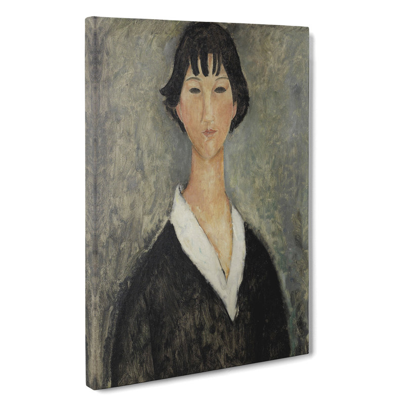 CAN3574CAN Portrait Of A Girl Vol.4 by Amedeo Modigliani - Wrapped Canvas Painting, 35cm H x 35cm W x 3cm D