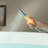 WOODBRIDGE Contemporary Single Handle Floor Mount Freestanding Tub Filler Faucet With Integrated LED Color-Changing Spray Head-118612134
