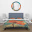 Ensemble de housse de couette traditionnel Vintage Poppy grunge - Microfibre polyester-66392793