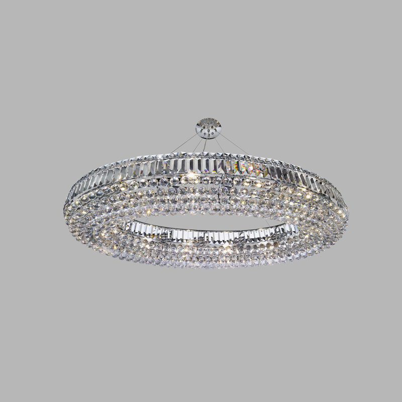 Keyes 24 - Light Crystal Chandelier