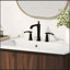 Meuble-lavabo de 36 po avec lavabo rectangulaire en céramique et 1 tablette ouverte