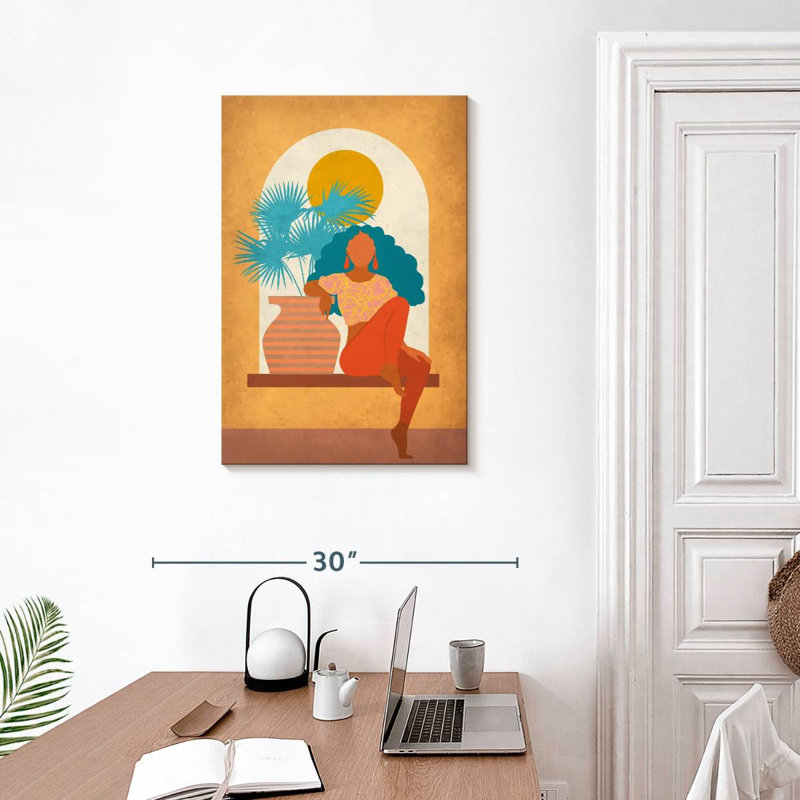 Leisha Boho Posing Beauty, 30" H x 20" W