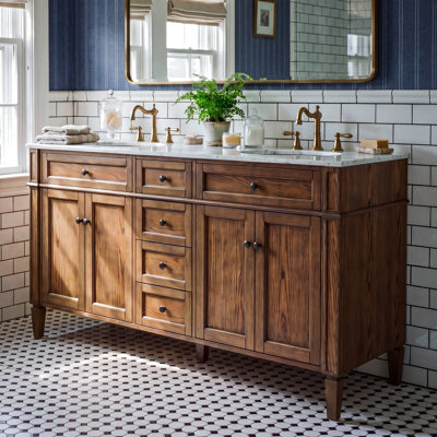 Ensemble de meuble-lavabo double 60 "Rivers