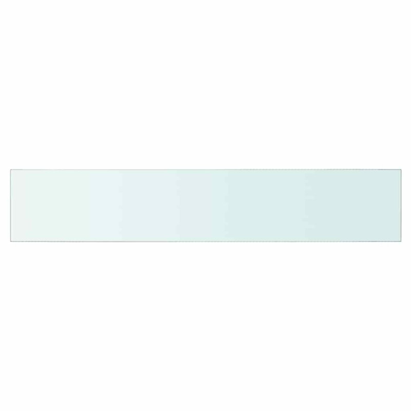 Tablette en verre, H 0,31 po x l 27,6 po x P 4,7 po